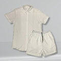 Conjunto Masculino em Viscose Camisa e Shorts Emporium