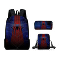 Kit Escolar Homem Aranha: Mochila, Lancheira e Estojo