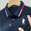 Camisa Masculina Polo Casual Simples Manga Curta - Lojas Azen