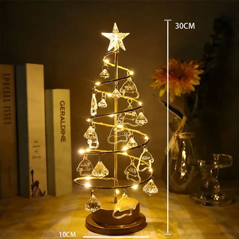 Árvore de Natal Cristal Personalizada AzenStoree 