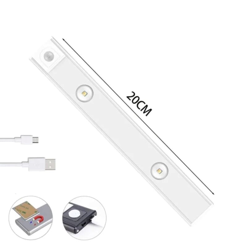 Luminária Led Recarregável (Compre 1 e Leve 2) AzenStoree Branco 20cm 