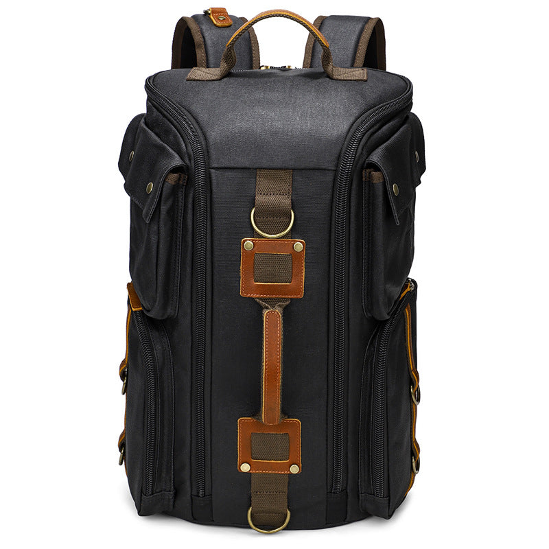 Mochila de Viagem Masculina Retro Impermeável