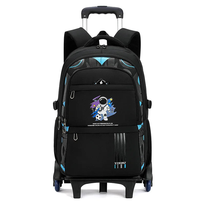 Mochila Escolar Astronauta com Rodas