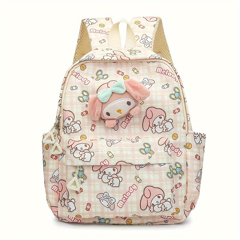 Mochila Escolar Feminina Hello Kitty & Friends com Alças Ajustáveis