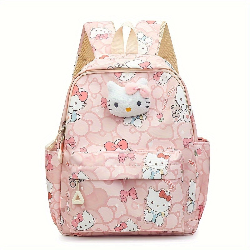 Mochila Escolar Feminina Hello Kitty & Friends com Alças Ajustáveis