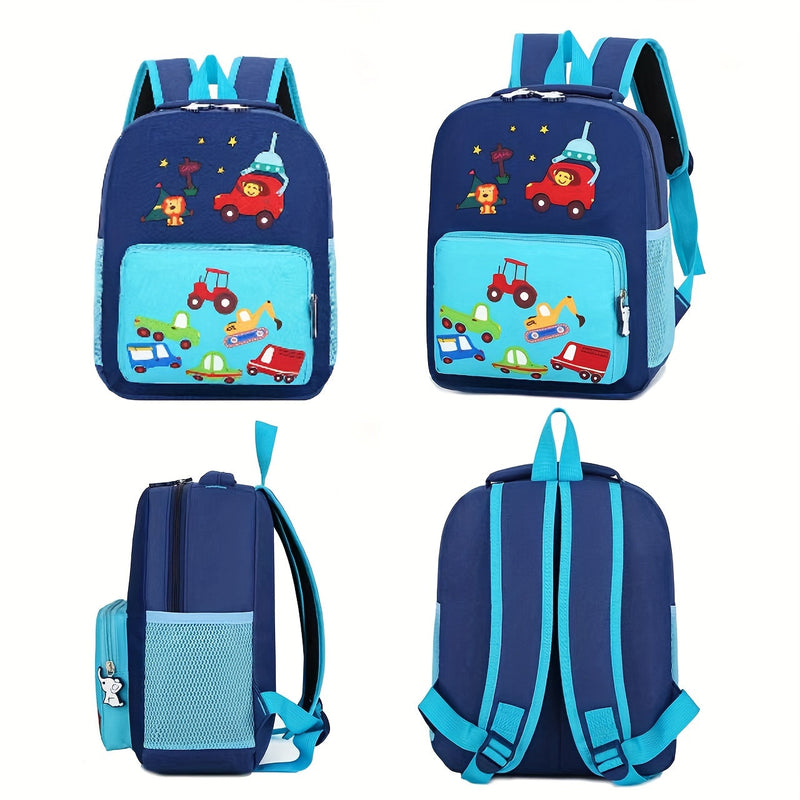 Mochila Escolar Infantil de Nylon para Crianças de 3 a 6 Anos