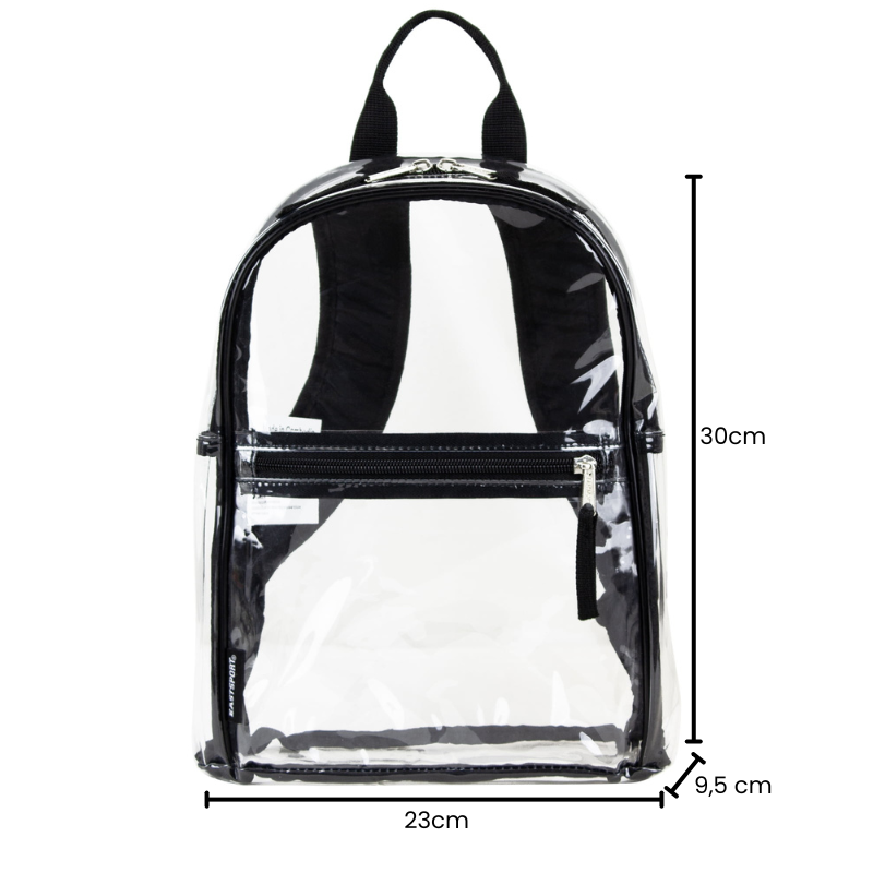 Mochila Escolar Unissex Clear Mini Dome