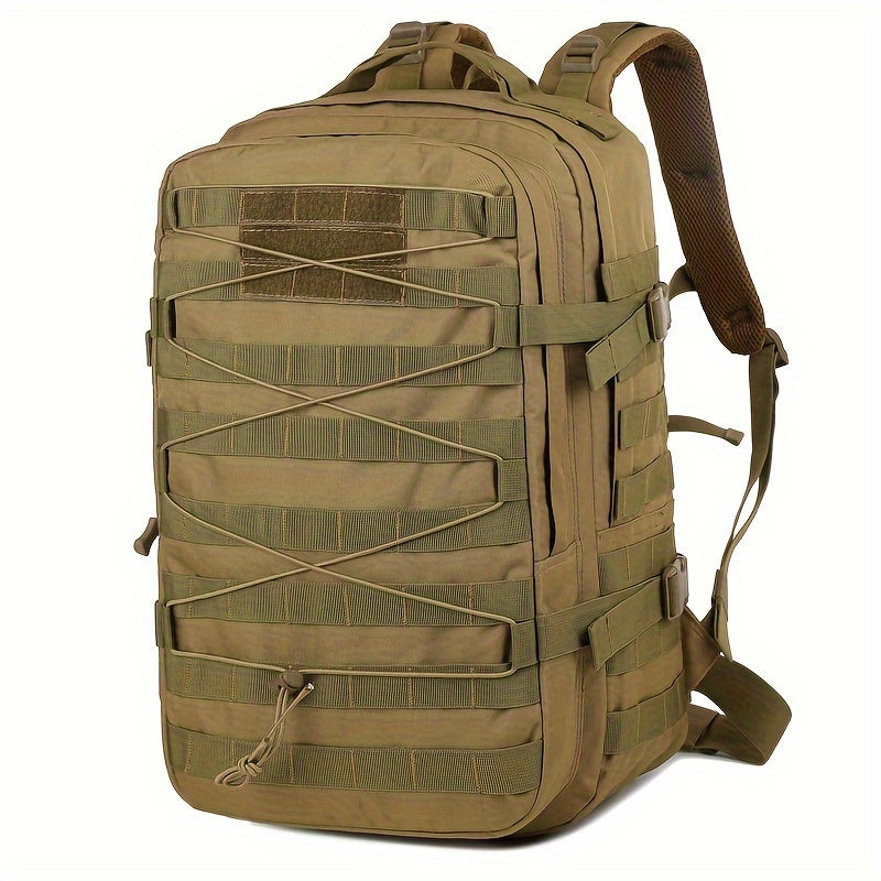 Mochila Tática Camuflada 50L Impermeável em Tecido Oxford