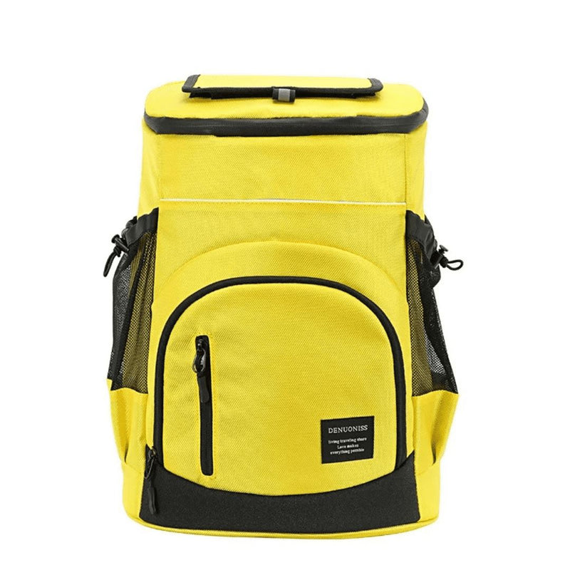 Mochila Térmica Cooler à Prova d'Água Sirius AzenStoree Amarelo 