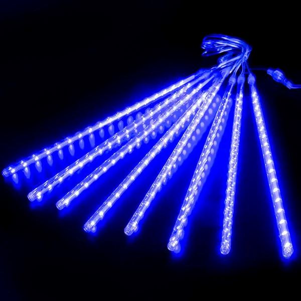 Pisca-Pisca Chuva Cai LED Á Prova D'água AzenStoree 30 CM Azul 