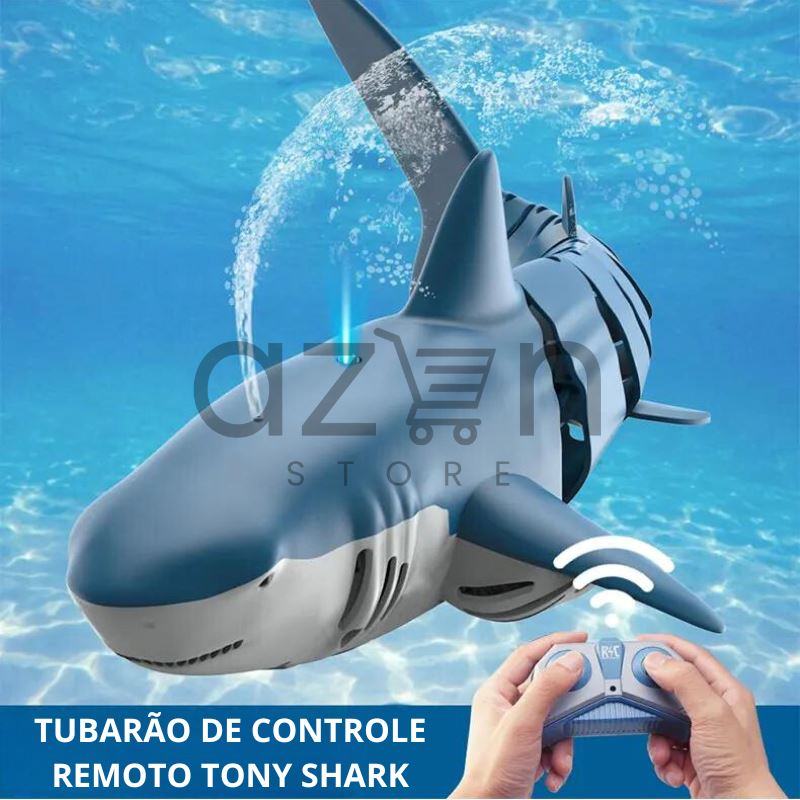 Tubarão de Controle Remoto Tony Shark AzenStoree 