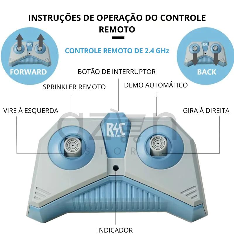 Tubarão de Controle Remoto Tony Shark AzenStoree 