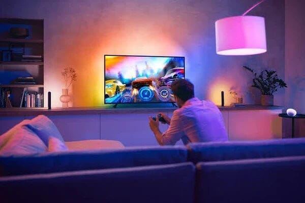 Transforme sua experiência de entretenimento com a Luz LED AMBILED da Azen Store! Esta luz inteligente é perfeita para TV, gamer ou cama, proporcionando uma imersão visual única. Experimente cores vibrantes e atmosfera envolvente como nunca antes. Garanta a sua agora e eleve seu espaço de entretenimento para outro nível. Estoque limitado, não perca tempo!