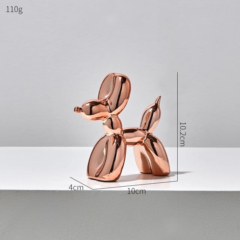 Balões de Decoração em Forma de Cachorro Balões de Decoração em Forma de Cachorro AzenStoree Rose Gold 