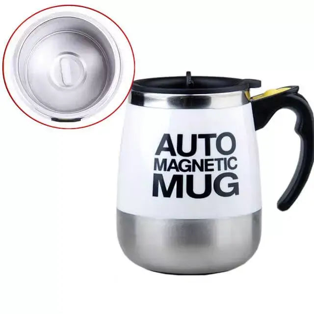 Caneca Magnética MixerMAX Caneca Mixer Termica - Cozinha 001 | Destaque AzenStoree Branco 