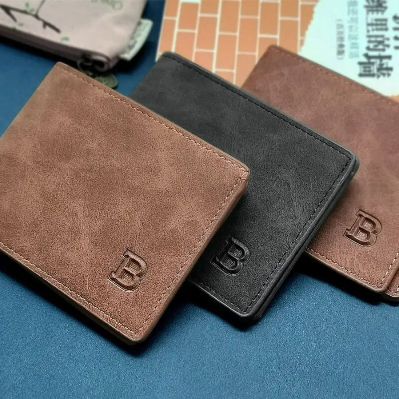 Carteira Slim Masculina de Couro B Wallet