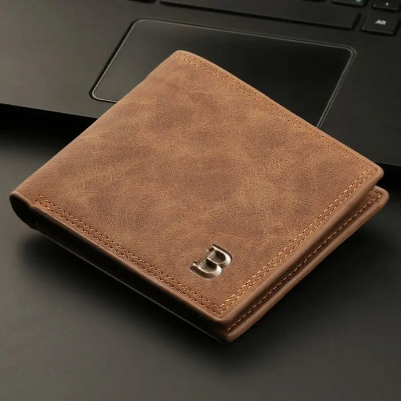 Carteira Slim Masculina de Couro B Wallet