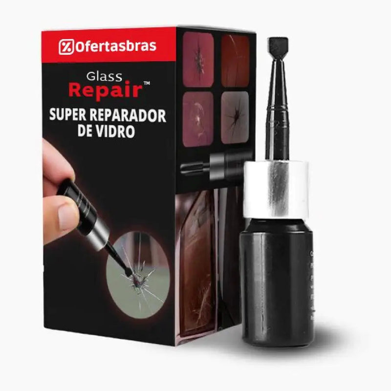 Fluido Reparador de Vidros e Telas Trincadas ou Quebradas - Glass Repair™ FR02 Vendido e entregue por Completo 