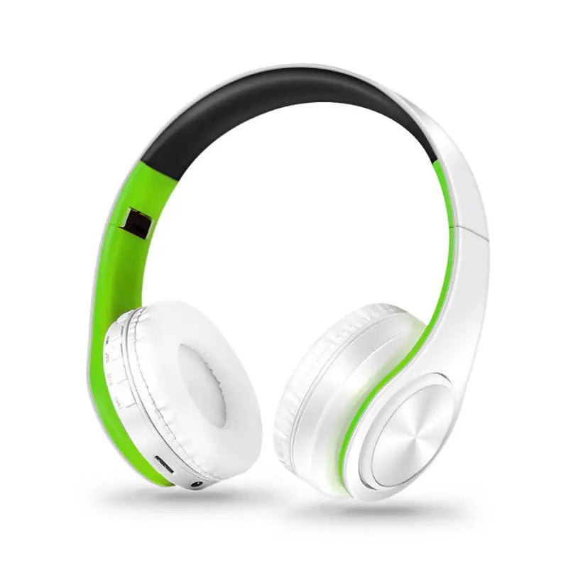 Fone de Ouvido On-Ear Sem Fio Bluetooth com Microfone - Ultra Sound™ EL18 Vendido e entregue por Branco/Verde 