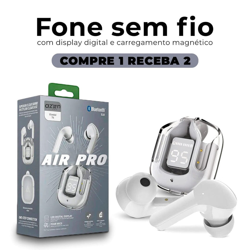 Fone Sem Fio AirPro [COMPRE 1 LEVE 2] Fone Sem Fio Air Pulse Pro AzenStoree 