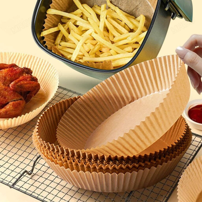 Forro de Papel para Air Fryer - Anti Gordura 50 unidades AzenStoree 