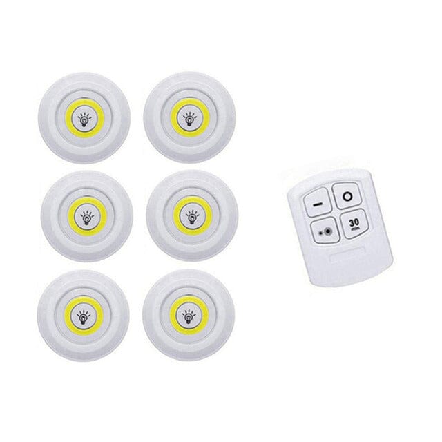 Lâmpadas de Led - Sem Fio Com Controle Remoto (COMPRE 3 E LEVE 6 UNIDADES) casa e cozinha 26 AzenStoree 