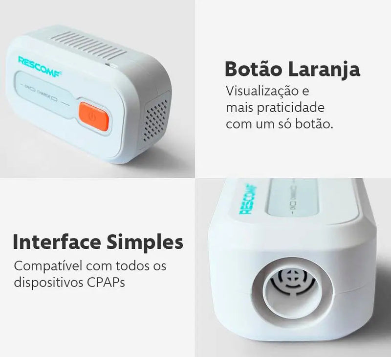 Limpador e Esterilizador Ozônio para CPAP - ResComf™ SD19 Vendido e entregue por 