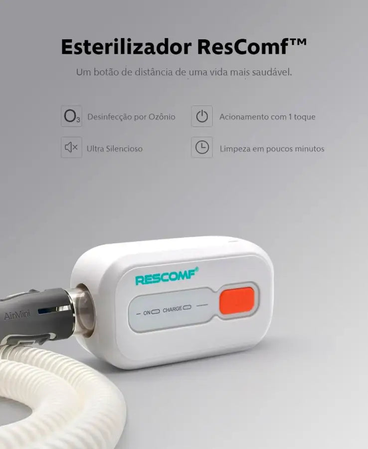 Limpador e Esterilizador Ozônio para CPAP - ResComf™ SD19 Vendido e entregue por 