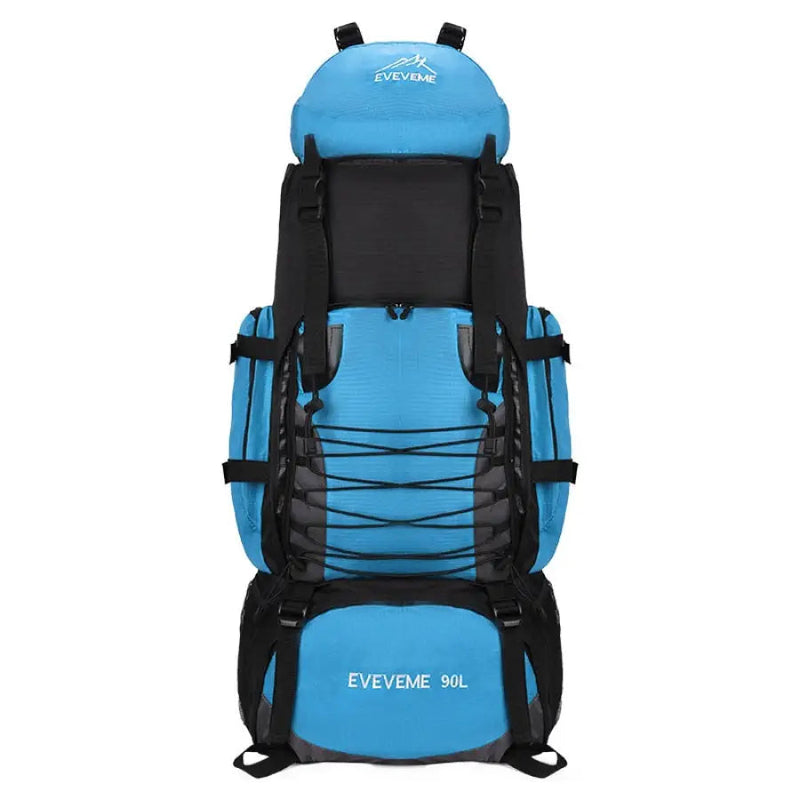 Mochila Impermeável para Camping e Trilha Cargueira 90L - Full Mountain™ ES05 Vendido e entregue por Azul Marinho 