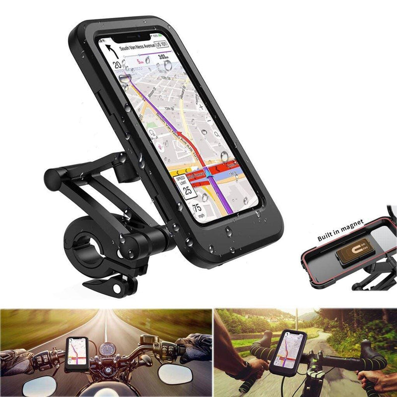 Suporte Celular para Moto e Bicicleta 360° ferramentas 39 AzenStoree Preto 